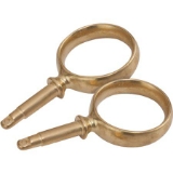 Seadog 2 Brass Round Horn Oarlocks