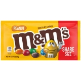 M&M S Peanut Milk Chocolate Candy Size