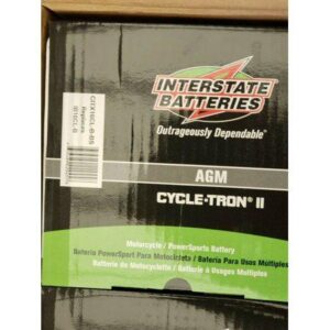 Interstate AGM Cycle-Tron II Motorcyle / Powersports Battery CITX16CL-B-BS
