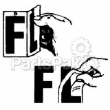 Seachoice 77171 Letter-Black E-10 Pack